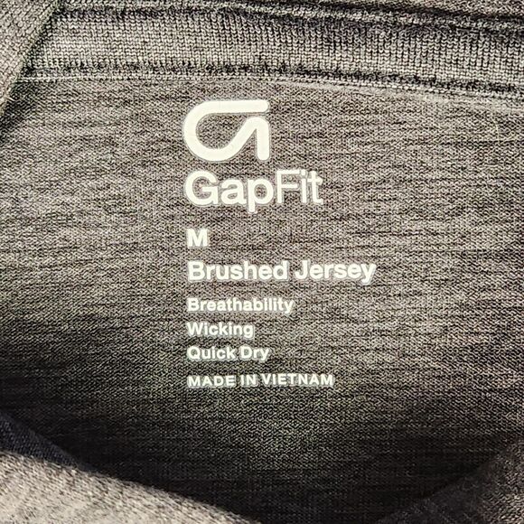 GapFit Kids Fit Tech Hoodie Size Medium (8-9) Gray Heather - Picture 6 of 8